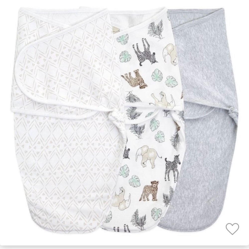 aden + anais Kids Pajamas Sleep Sacks - White, Gray, Multicolor